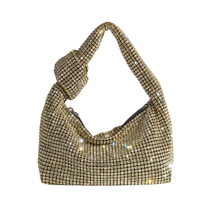 Melie Bianco Reena Small Top Handle Bag - Gold