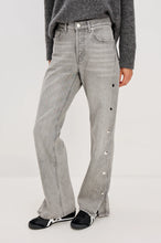 Load image into Gallery viewer, Rails Del Mar Boyfriend Jeans - Stone Grey Studded