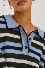 Load image into Gallery viewer, Rails Delora Wweater - Sky Forest Stripe