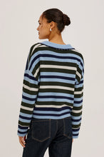 Load image into Gallery viewer, Rails Delora Wweater - Sky Forest Stripe