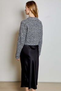 DH New York Roz Sweater Dress Combo - Jet Marl