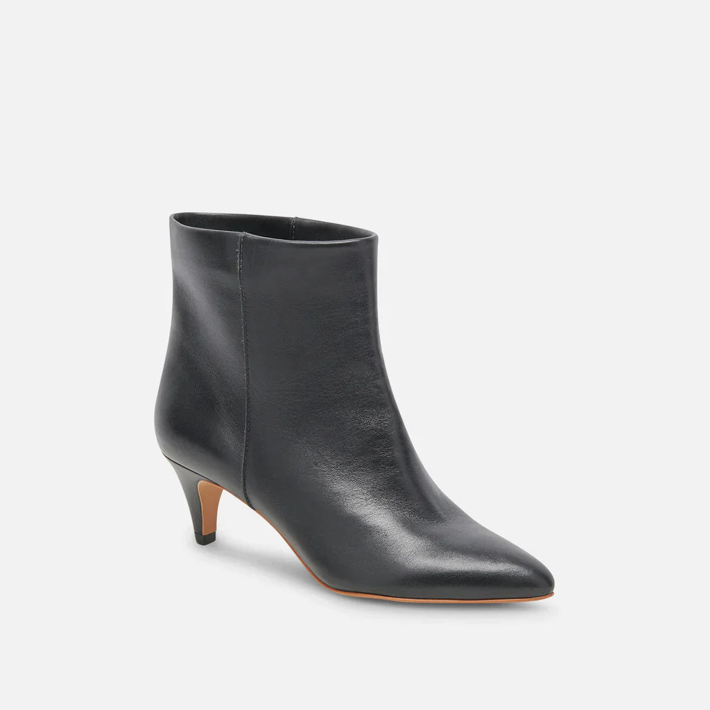 Dolce Vita Dee Booties - Jet Black Leather