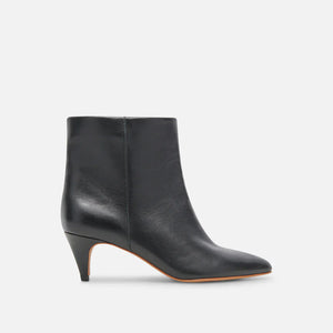 Dolce Vita Dee Booties - Jet Black Leather