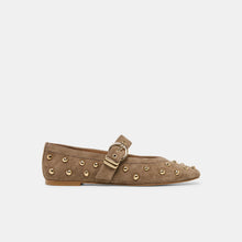 Load image into Gallery viewer, Dolce Vita Mikel Stud Ballet Flats - Olive Suede