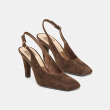 Load image into Gallery viewer, Dolce Vita Gessia Heels - Dk Brown Suede