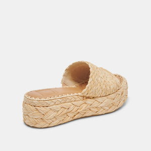 Dolce Vita Chavi Sandals - Light Natural Raffia