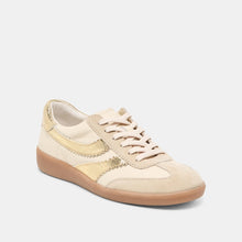 Load image into Gallery viewer, FALL Dolce Vita Merit Sneakers - White Gold Leather