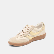 Load image into Gallery viewer, FALL Dolce Vita Merit Sneakers - White Gold Leather