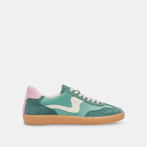 Dolce Vita Notice Sneakers - Green Suede