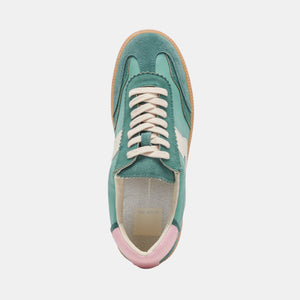 Dolce Vita Notice Sneakers - Green Suede