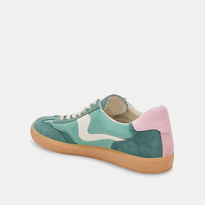 Dolce Vita Notice Sneakers - Green Suede