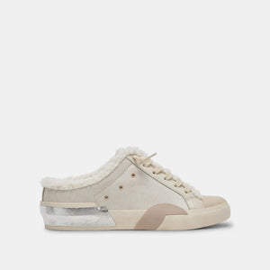 Dolce Vita Zantel Sneakers - Off White Crackled Leather