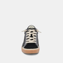 Load image into Gallery viewer, Dolce Vita Zina Sneakers - Onyx Embossed Leather