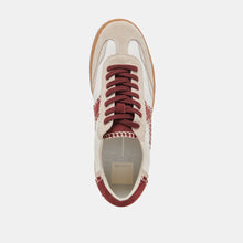 Load image into Gallery viewer, Dolce Vita Notice Stitch Sneakers - White Red Calf Hair