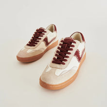 Load image into Gallery viewer, Dolce Vita Notice Stitch Sneakers - White Red Calf Hair