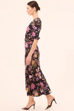 Load image into Gallery viewer, Misa Rosalie Dress - Dusted Cluster Satin