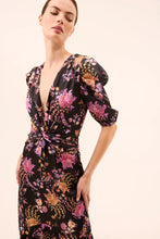 Load image into Gallery viewer, Misa Rosalie Dress - Dusted Cluster Satin