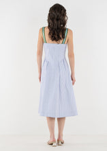 Load image into Gallery viewer, Emily McCarthy Constance Midi - Grapemist Stripe