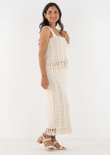 Load image into Gallery viewer, Emily McCarthy Capri Knit Skirt - Blanc Petals