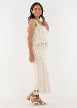 Load image into Gallery viewer, Emily McCarthy Capri Knit Tank - Blanc Petals