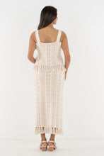 Load image into Gallery viewer, Emily McCarthy Capri Knit Skirt - Blanc Petals