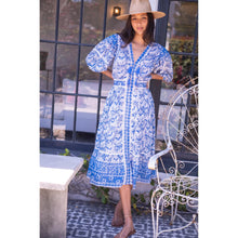 Load image into Gallery viewer, Bell by Alicia Bell Ann Midi Dress - Blue Print