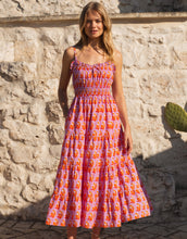 Load image into Gallery viewer, Pink City Prints Seychelles Dress - Lilac Zinnia