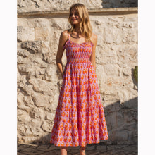 Load image into Gallery viewer, Pink City Prints Seychelles Dress - Lilac Zinnia