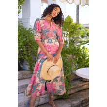 Load image into Gallery viewer, Bell by Alicia Bell Blair Maxi Dress - Beige Pink Floral