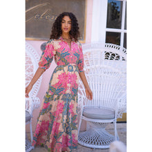 Load image into Gallery viewer, Bell by Alicia Bell Blair Maxi Dress - Beige Pink Floral