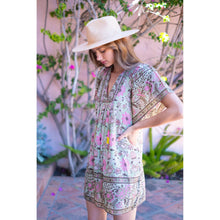 Load image into Gallery viewer, Bell by Alicia Bell Angel Dress - Mint &amp; Pink Floral