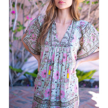Load image into Gallery viewer, Bell by Alicia Bell Angel Dress - Mint &amp; Pink Floral