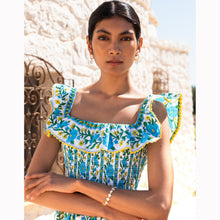 Load image into Gallery viewer, Pink City Prints Carrie Dress - Hibiscus Border