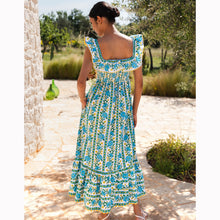 Load image into Gallery viewer, Pink City Prints Carrie Dress - Hibiscus Border