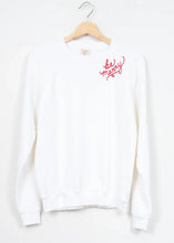 Load image into Gallery viewer, I Stole My Boyfriend&#39;s Shirt Be Merry w/ Ombre Stitch Embroidery Sweatshirt - 2 Colors