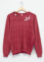 Load image into Gallery viewer, I Stole My Boyfriend&#39;s Shirt Be Merry w/ Ombre Stitch Embroidery Sweatshirt - 2 Colors