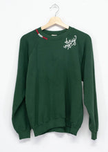 Load image into Gallery viewer, I Stole My Boyfriend&#39;s Shirt Be Merry w/ Ombre Stitch Embroidery Sweatshirt - 2 Colors