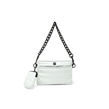 Load image into Gallery viewer, Think Royln Downtown Crossbody - White Patent