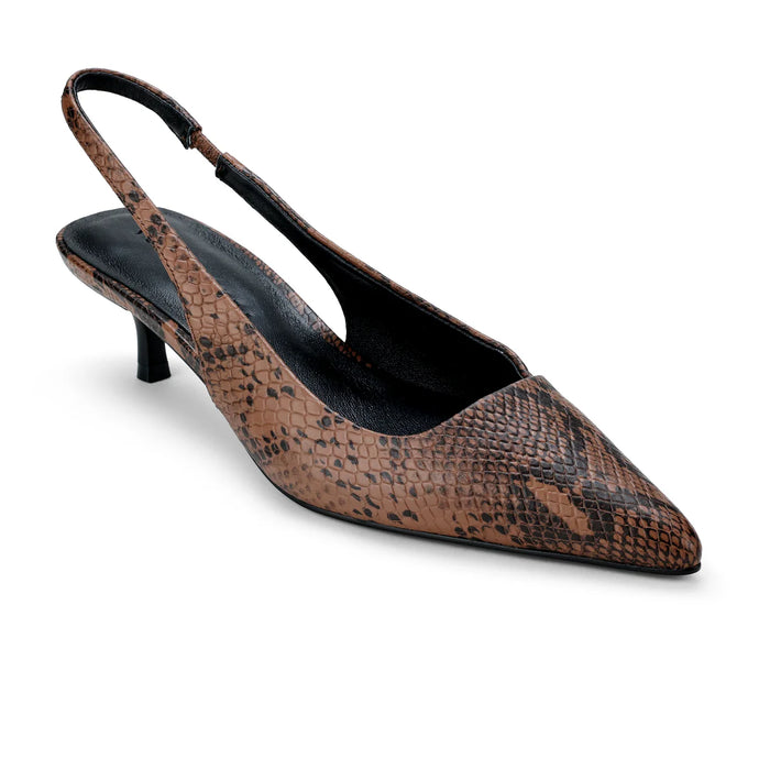 Yosi Samra Delilah - Chocolate Snake Leather