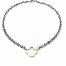 Load image into Gallery viewer, erin gray Gold Clover Allure Short Necklace - Mixed Metal