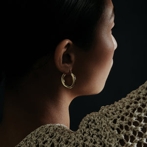 Shashi Dominique Hoop - Gold
