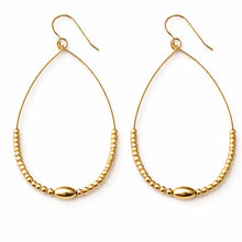 Load image into Gallery viewer, erin gray Classic Beaded Oval Teardrop Earring - 3 Colors