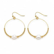Load image into Gallery viewer, erin gray Classic Pearl Earring - Gold filled