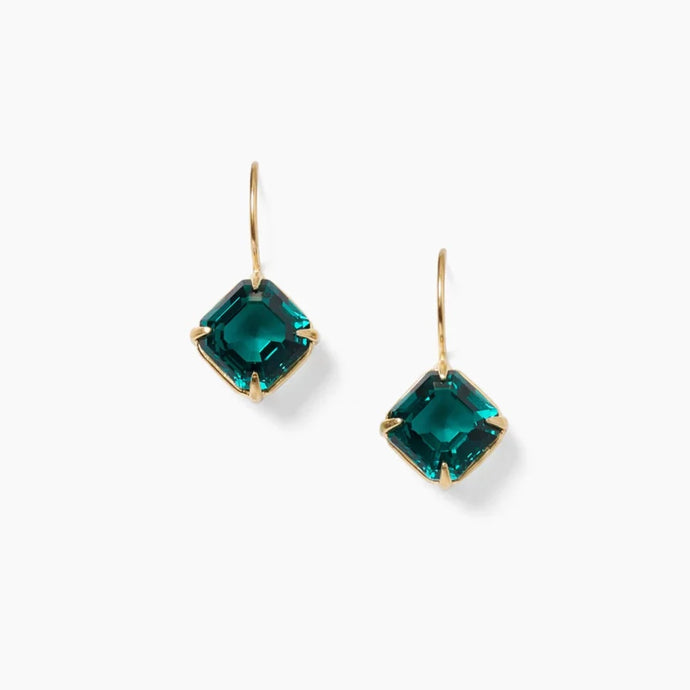 Chan Luu Lumi Drop Earrings - Emerald