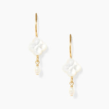 Load image into Gallery viewer, Chan Luu Clover Drop Earrings - White Mother of Pearl