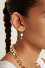 Load image into Gallery viewer, Chan Luu Clover Drop Earrings - White Mother of Pearl