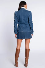 Load image into Gallery viewer, Elizabeth James Elizabeth Blazer - Washed Denim