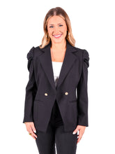 Load image into Gallery viewer, Emily McCarthy Bradshaw Blazer - Black Ponte