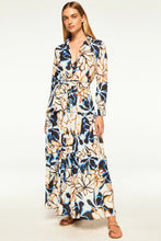 Load image into Gallery viewer, Misa Alberta Dress - Bold Blooms Crepe