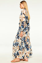 Load image into Gallery viewer, Misa Alberta Dress - Bold Blooms Crepe